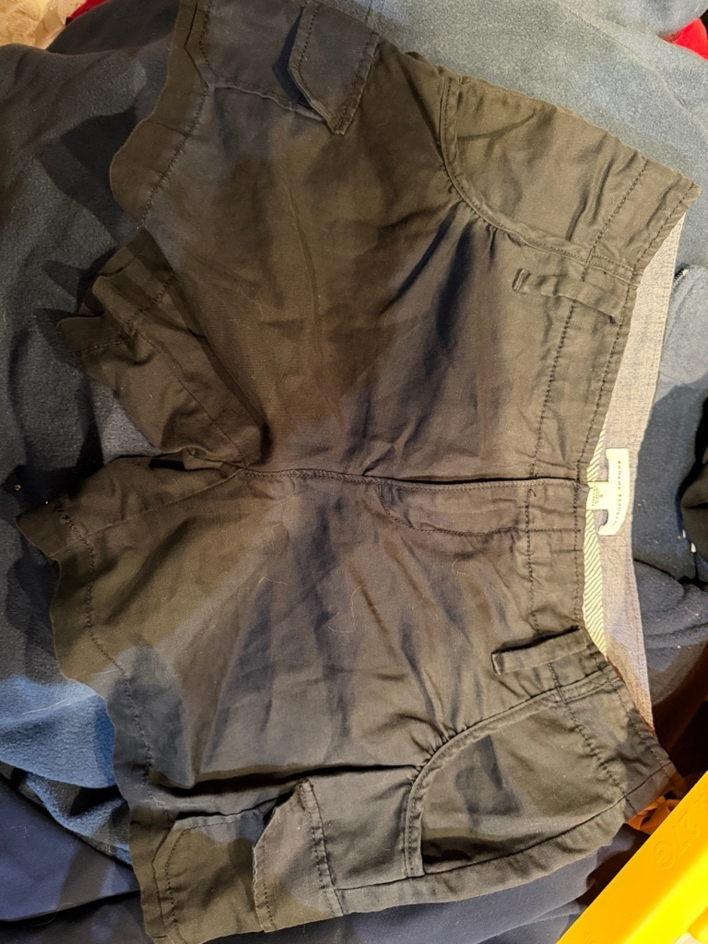 Banana Republic Black linen and Cotton Shorts
